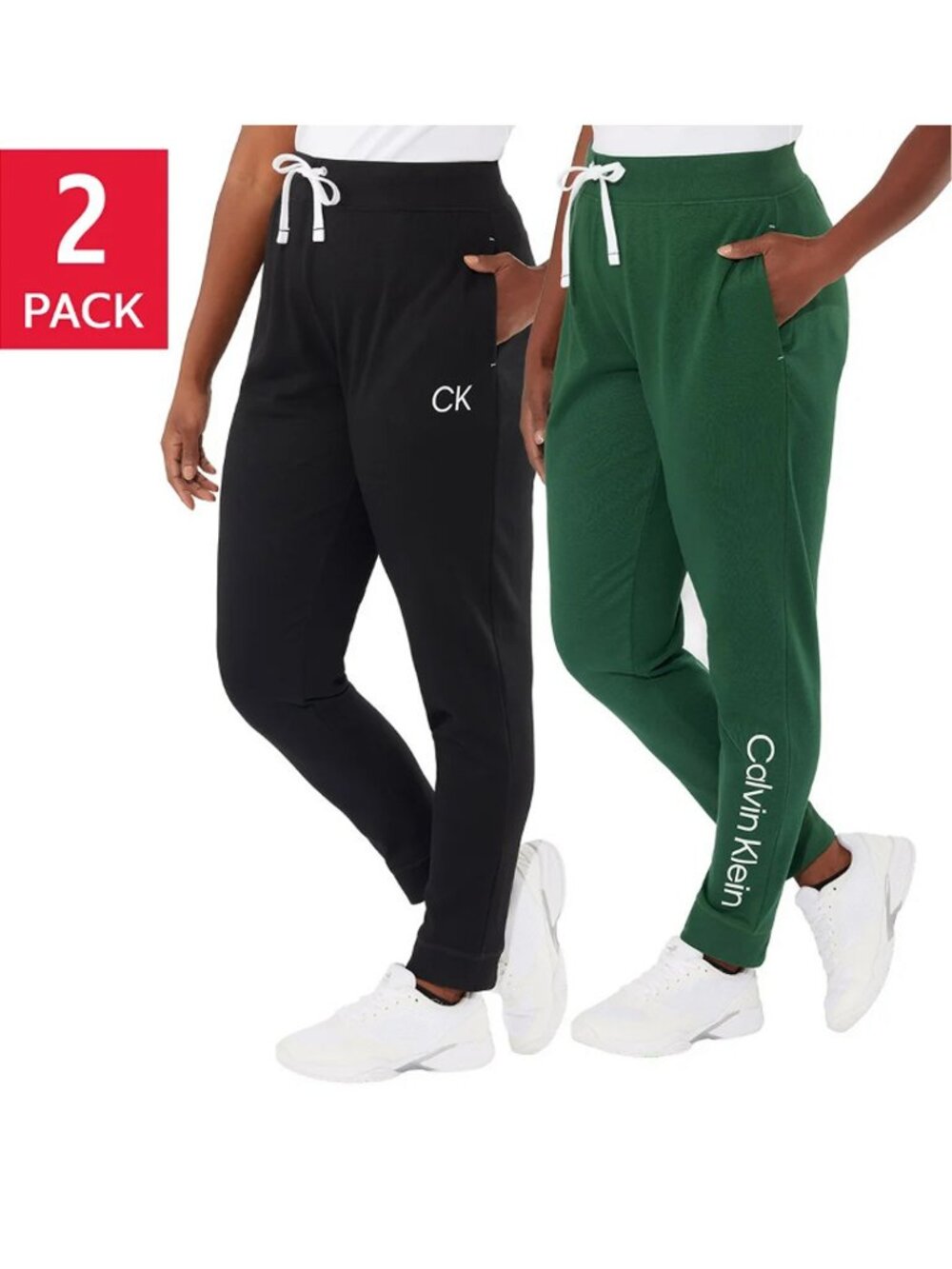 Calvin Klein Women's Jogger,‎ 2-pack